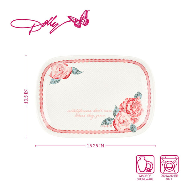 Dolly Parton Mosaic Floral Platter - Image 4
