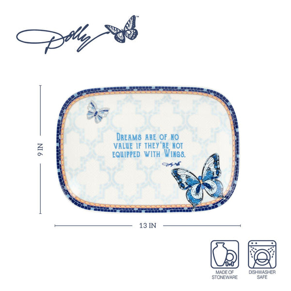 Dolly Parton Mosaic Butterfly Platter - Image 4
