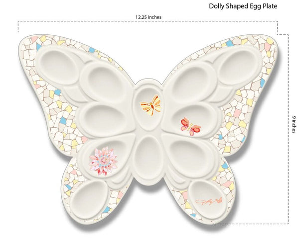 Dolly Parton Mosaic Butterfly Deviled Egg Tray - Image 3