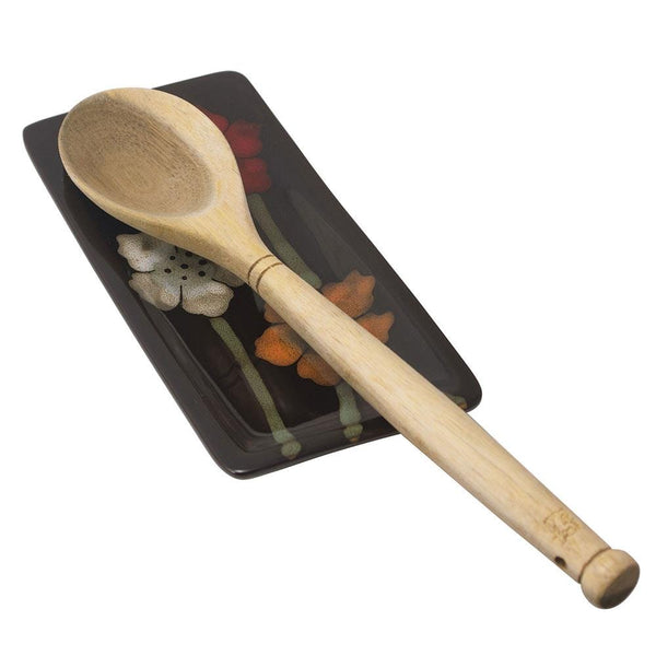 Painted Poppies Rectangular Spoon Rest - Image 2