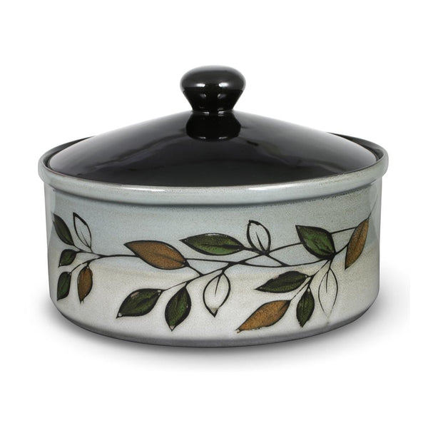 Rustic Leaves Covered Casserole - Image 2