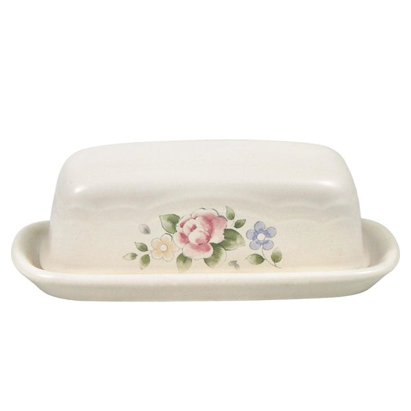 Tea Rose Covered Butter Dish - Image 2
